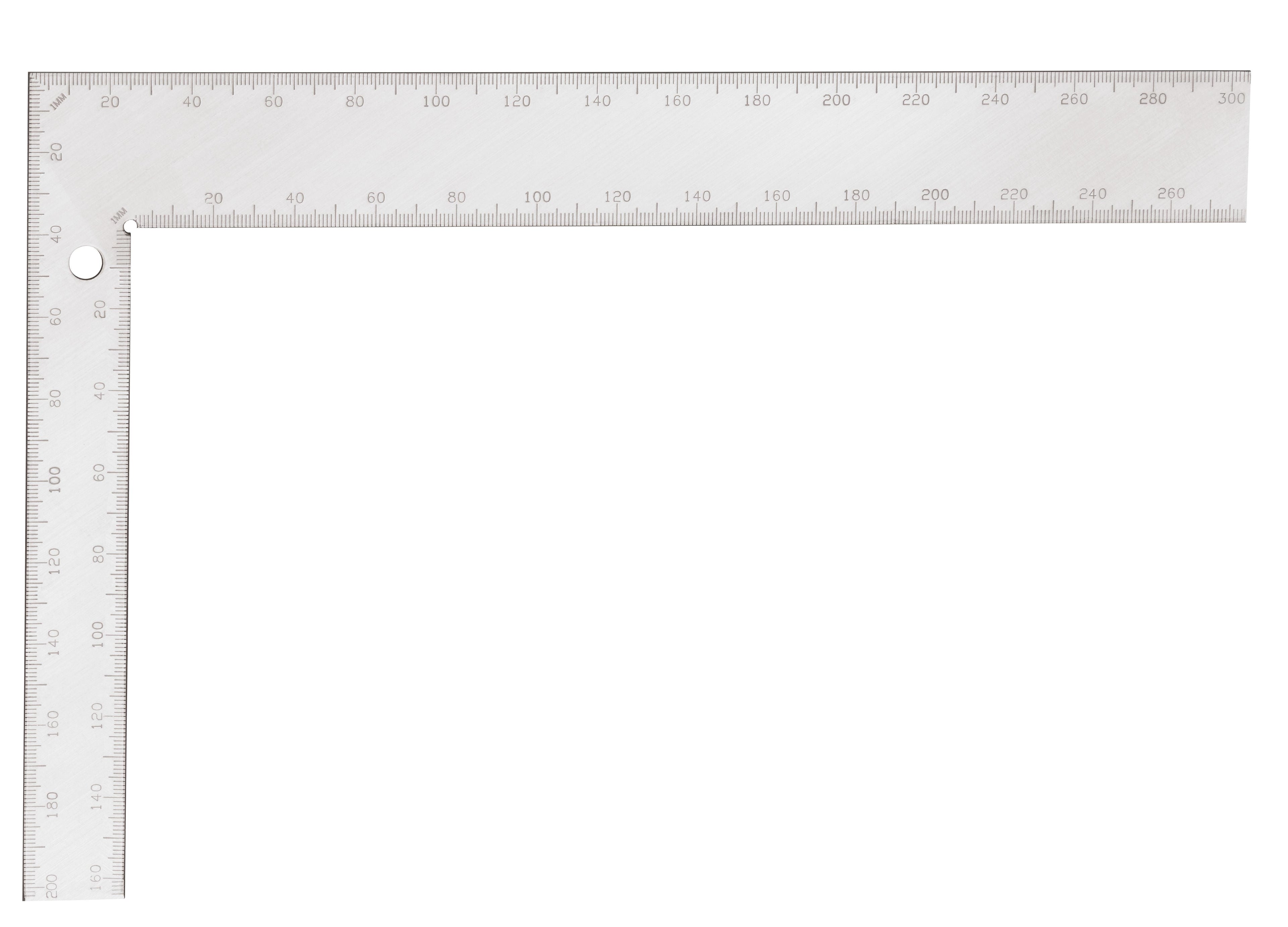 Milwaukee® Empire® True Blue® 100IM Framing Square, 12 in L, 1/8 in Graduation, 11 in Tongue, Aluminum