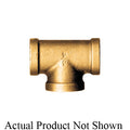Fairview 101-K Bronze Pipe Tee, 1-1/2 in Nominal, FNPT End Style, Brass, Import