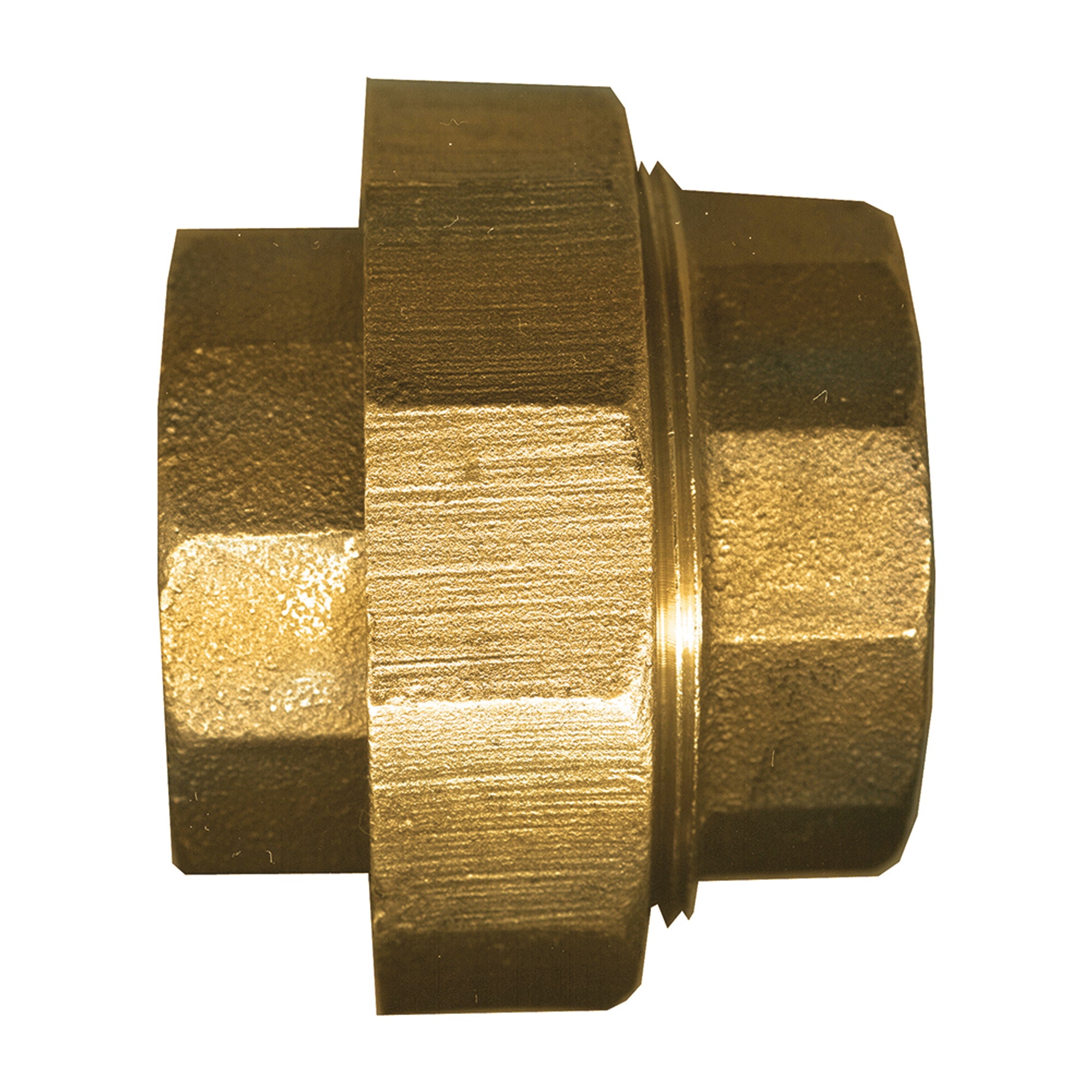 Fairview 104-K Bronze Pipe Union Coupling, 1-1/2 in Nominal, FNPT End Style, Brass, Import