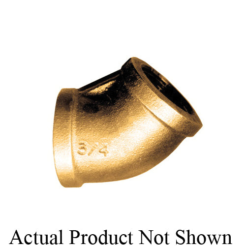 Fairview 105-B Bronze Pipe Elbow, 1/4 in Nominal, FNPT End Style, Brass, Import