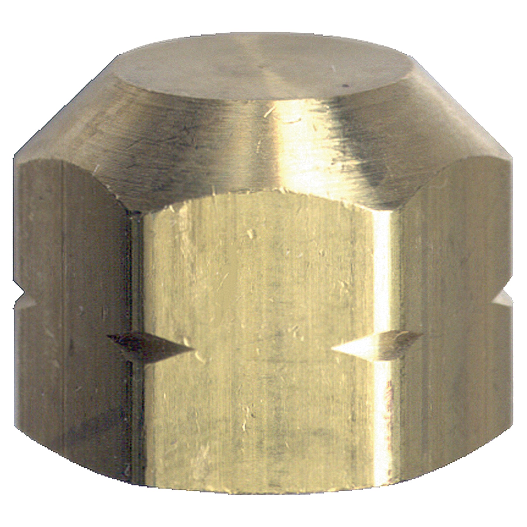 Fairview 108-E Pipe Cap, 3/4 in Nominal, FNPT End Style, Brass, Import