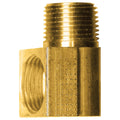 Fairview 149-8D 90 deg Elbow, 1/2 in Nominal, 45 deg SAE Inverted Flare Tube x MNPT End Style, Brass, Import