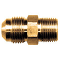 Fairview 48-8E Connector, 1/2 x 3/4 in Nominal, 45 deg SAE Male Flare Tube x MNPT End Style, Brass, Import