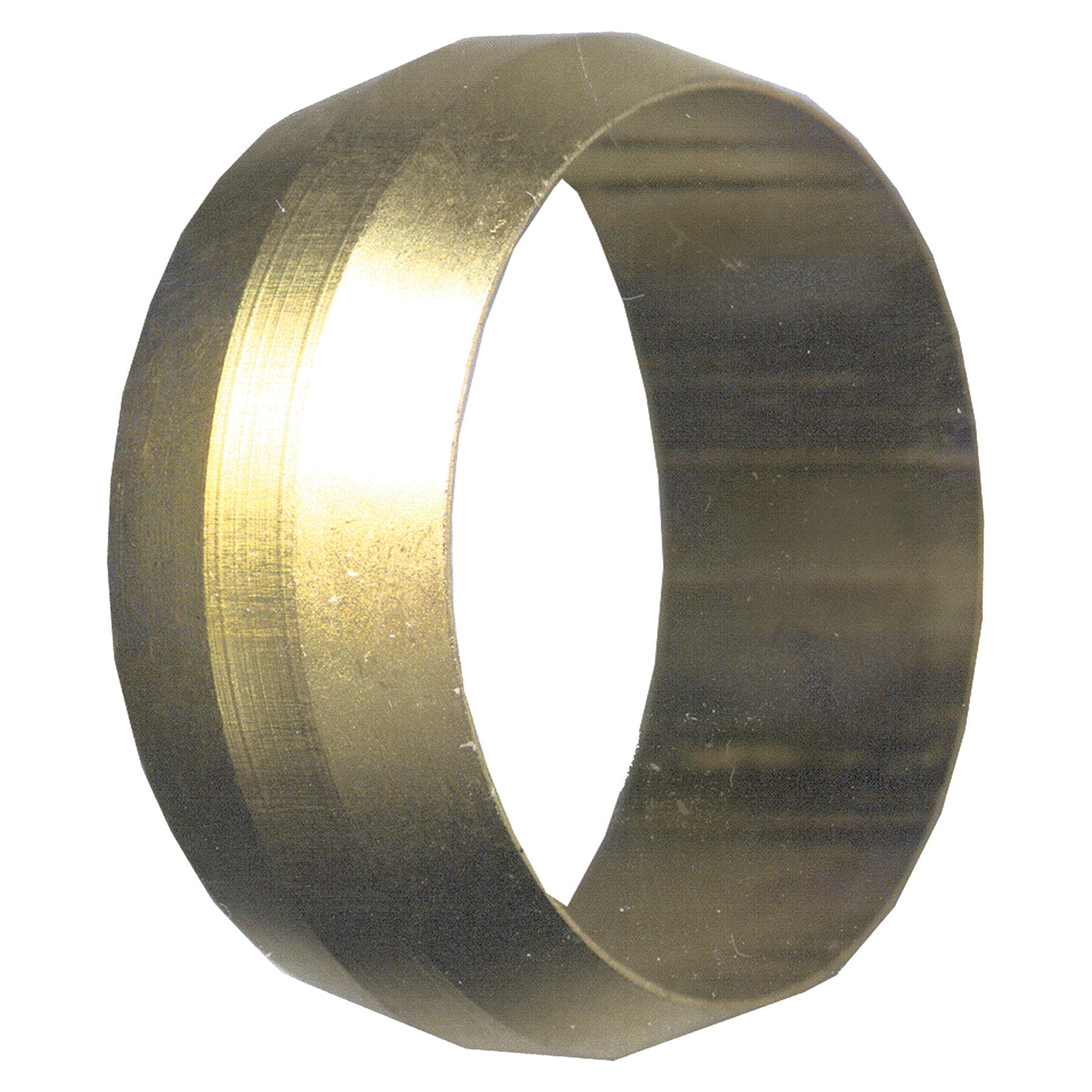Fairview 60-8 Standard Compression Sleeve, 1/2 in Nominal, 0.596 in L, Brass, Import