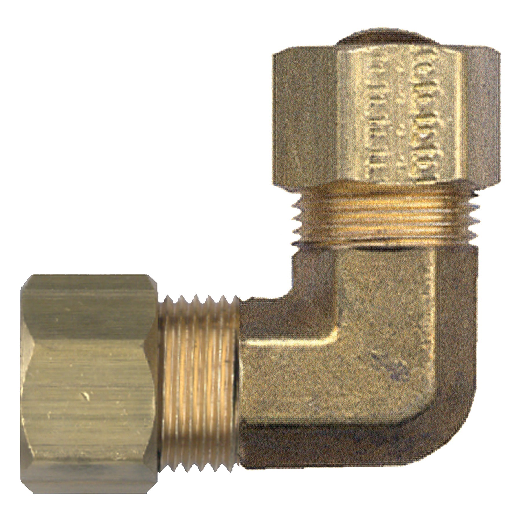 Fairview 65-4 90 deg Compression Union Elbow, 1/4 in Nominal, Tube End Style, Brass, Import