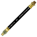 Fairview HAB-8-28C Air Brake Hose Assembly, 3/8 in Nominal, Swivel Male Pipe Adapter x Male Pipe Rigid End Style, 28 in L, 225 psi Working, Rubber, Import