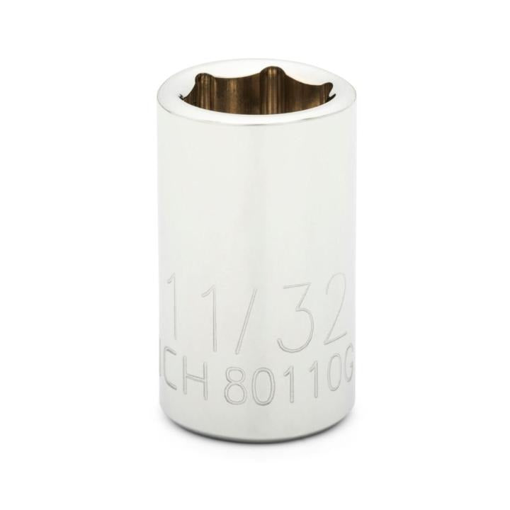1/4" Drive 6 Point Standard SAE Socket 11/32"