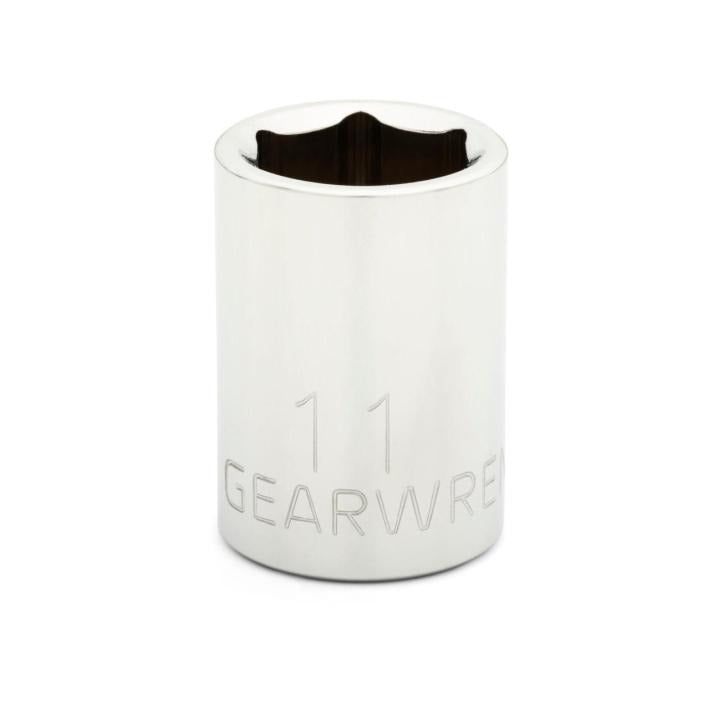 1/4" Drive 6 Point Standard Metric Socket 11mm