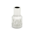 1/4" Drive 12 Point Standard SAE Socket 3/16"