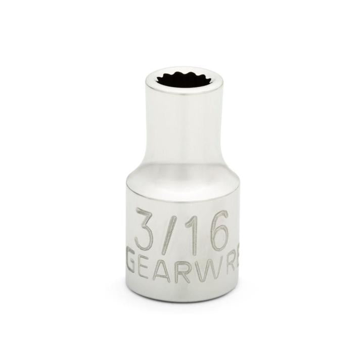 1/4" Drive 12 Point Standard SAE Socket 3/16"