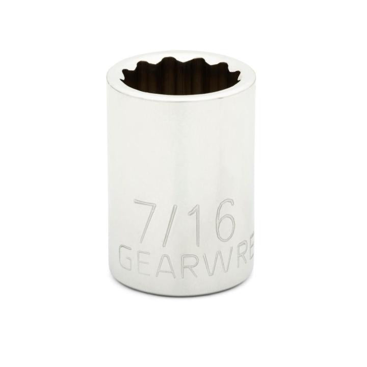 1/4" Drive 12 Point Standard SAE Socket 7/16"