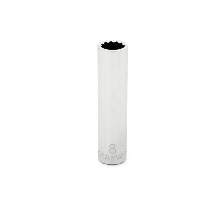 1/4" Drive 12 Point Deep Metric Socket 8mm