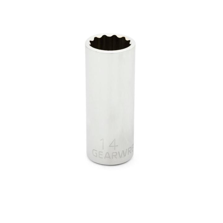 1/4" Drive 12 Point Deep Metric Socket 14mm