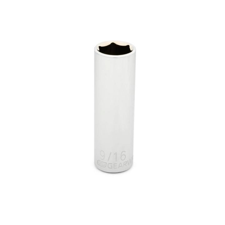 3/8" Drive 6 Point Deep SAE Socket 9/16"