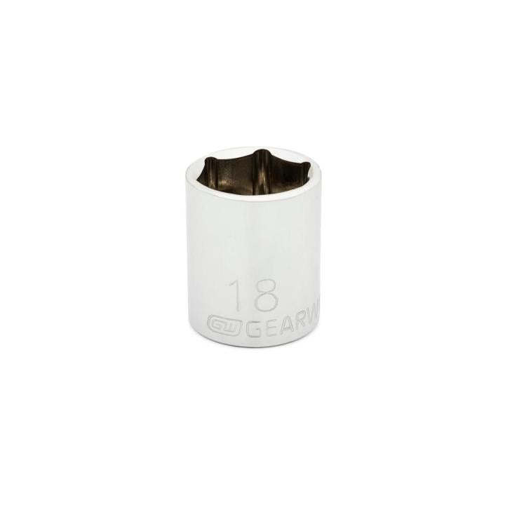 3/8" Drive 6 Point Standard Metric Socket 18mm