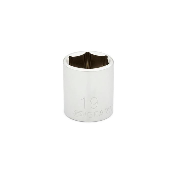 3/8" Drive 6 Point Standard Metric Socket 19mm