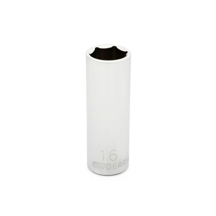 3/8" Drive 6 Point Deep Metric Socket 16mm