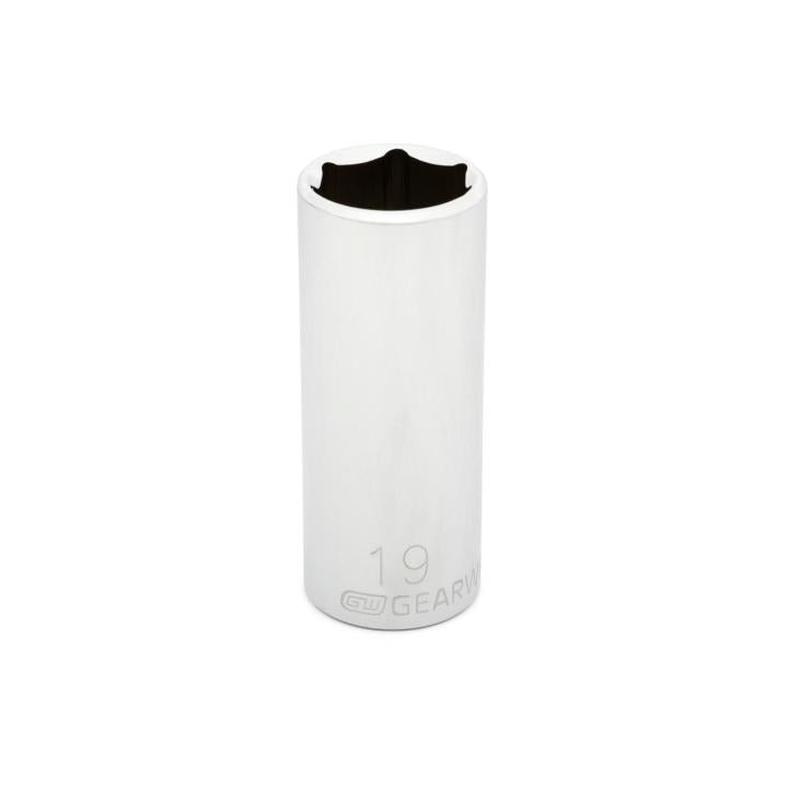 3/8" Drive 6 Point Deep Metric Socket 19mm