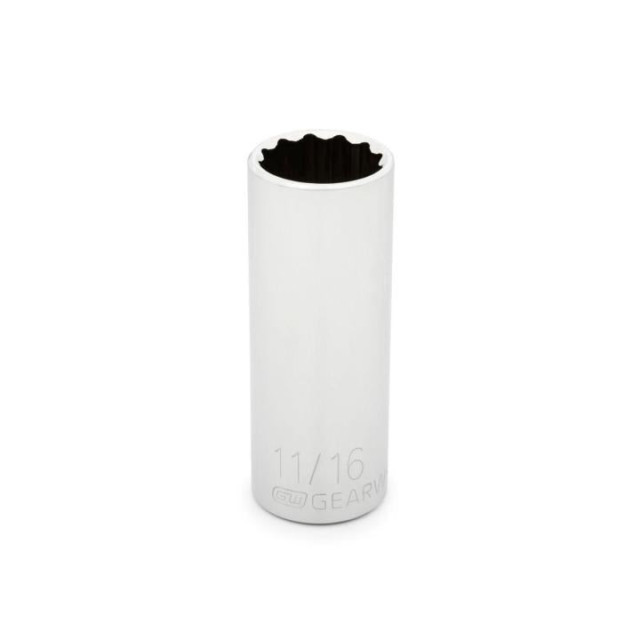 3/8" Drive 12 Point Deep SAE Socket 11/16"