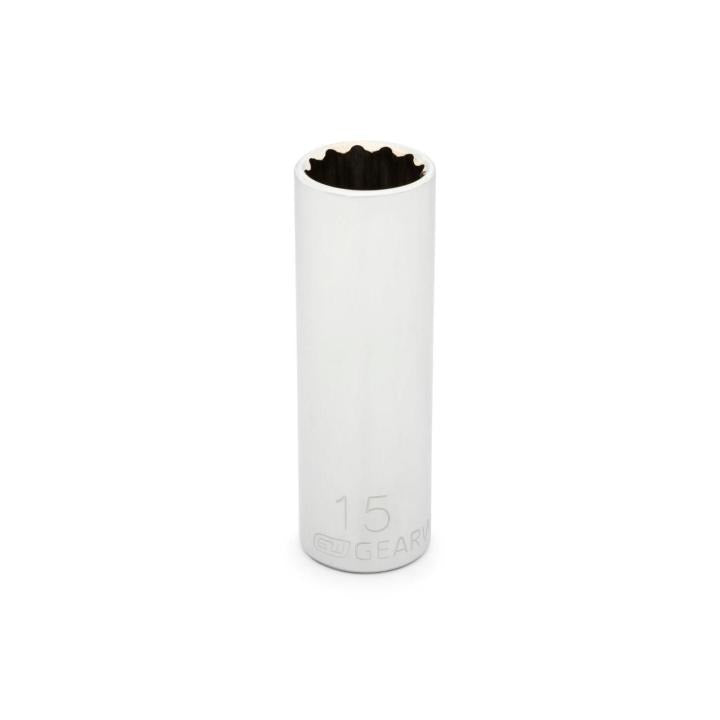 3/8" Drive 12 Point Deep Metric Socket 15mm