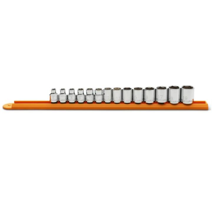 14 Piece 3/8" Drive 6 Point Standard Metric Socket Set