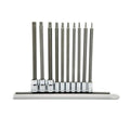 10 Piece 1/4" & 3/8" Drive Long Torx® Bit Socket Set
