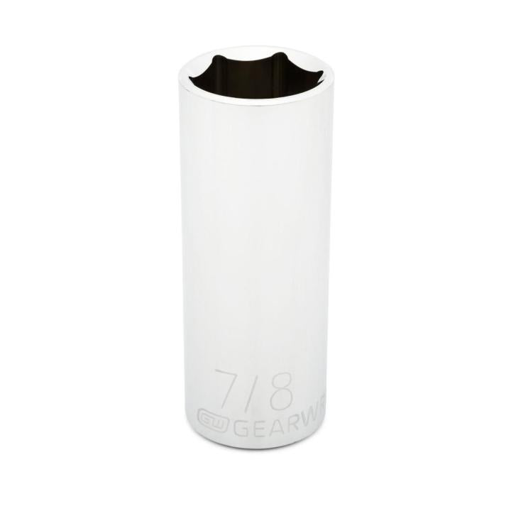 1/2" Drive 6 Point Deep SAE Socket 7/8"