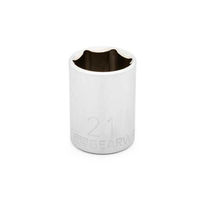 1/2" Drive 6 Point Standard Metric Socket 21mm