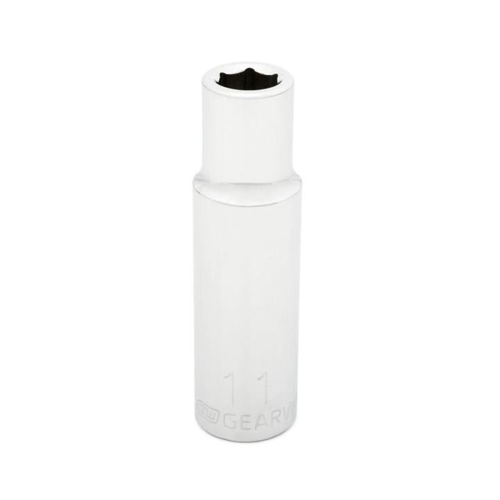1/2" Drive 6 Point Deep Metric Socket 11mm