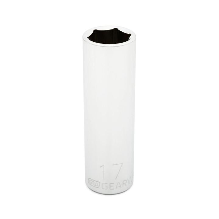 1/2" Drive 6 Point Deep Metric Socket 17mm