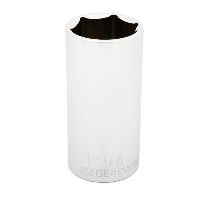1/2" Drive 6 Point Deep SAE Socket 1-1/8"