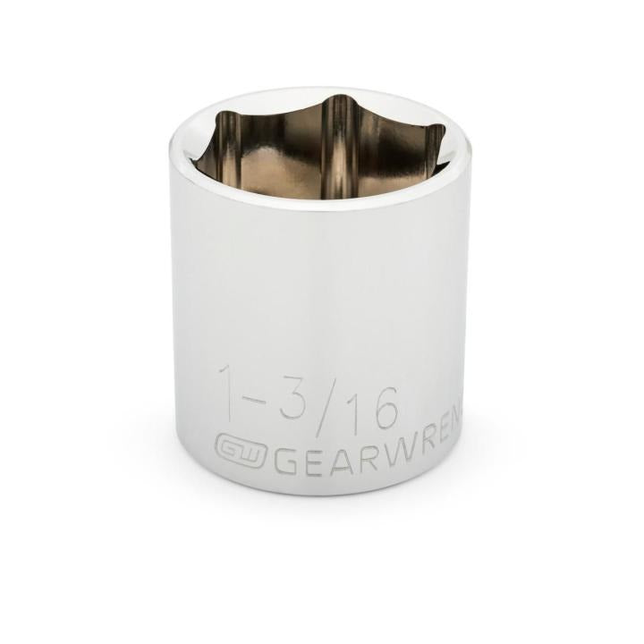 1/2" Drive 6 Point Standard SAE Socket 1-3/16"