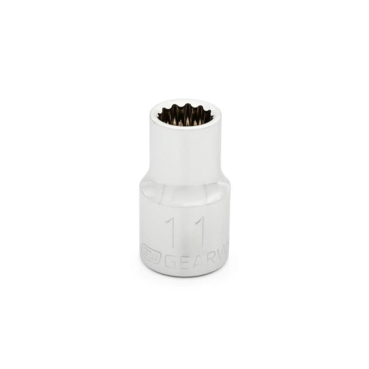 1/2" Drive 12 Point Standard Metric Socket 11mm