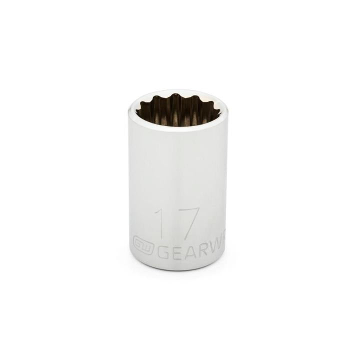 1/2" Drive 12 Point Standard Metric Socket 17mm