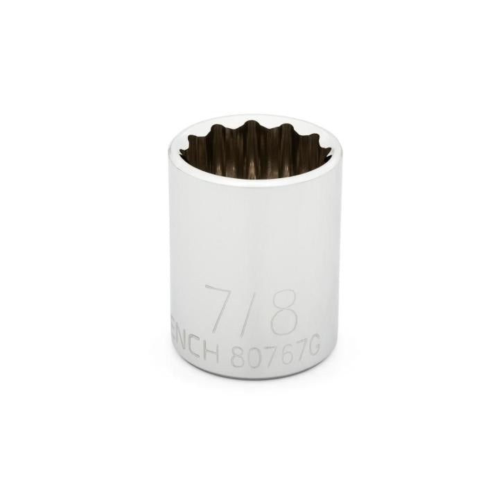 1/2" Drive 12 Point Standard SAE Socket 7/8"