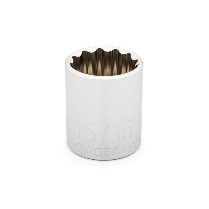 1/2" Drive 12 Point Standard SAE Socket 15/16"