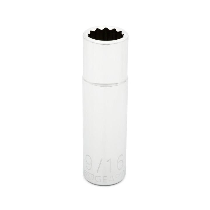 1/2" Drive 12 Point Deep SAE Socket 9/16"