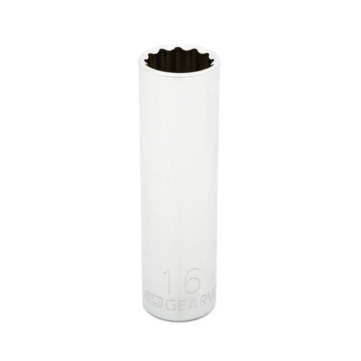 1/2" Drive 12 Point Deep Metric Socket 16mm
