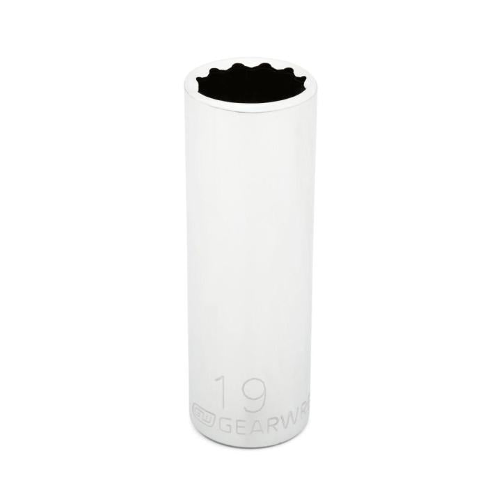 1/2" Drive 12 Point Deep Metric Socket 19mm