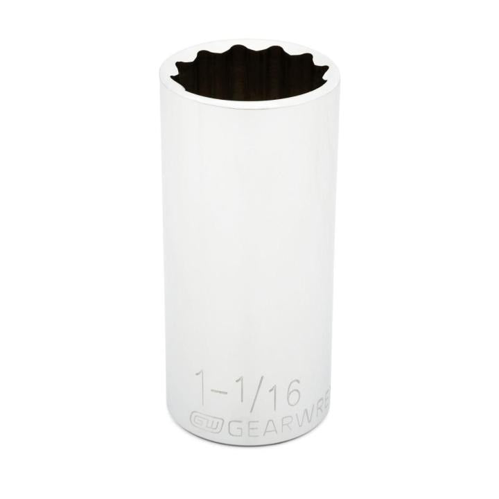 1/2" Drive 12 Point Deep SAE Socket 1-1/16"