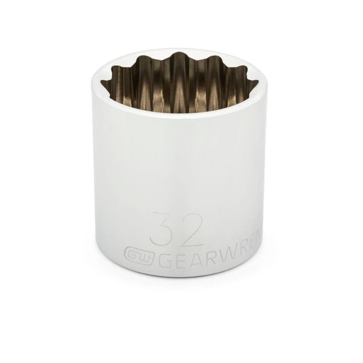 1/2" Drive 12 Point Standard Metric Socket 32mm