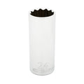 1/2" Drive 12 Point Deep Metric Socket 24mm