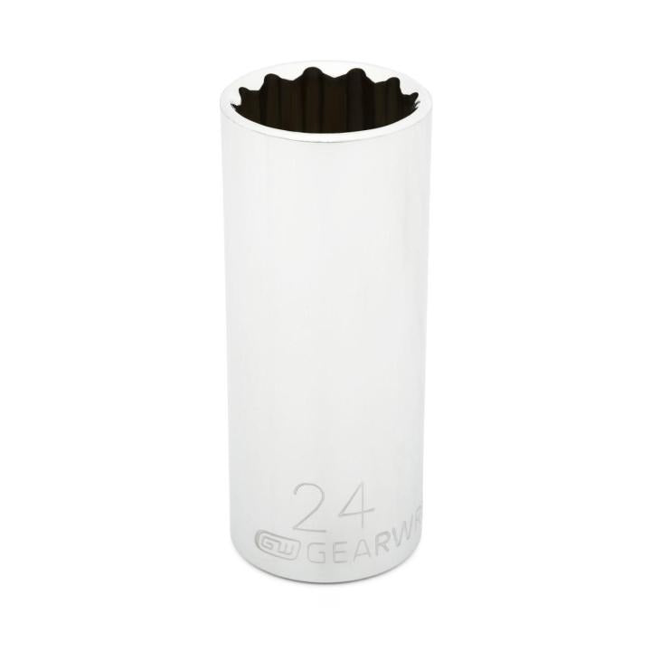 1/2" Drive 12 Point Deep Metric Socket 24mm