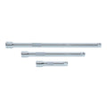 3 Piece 1/2" Drive Extension Set 5", 10" & 15"