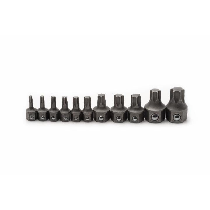 11 Piece Torx® Insert Bit Set for 6 & 12 Point Wrenches