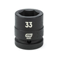 1" Drive 6 Point Standard Impact SAE Socket 3"