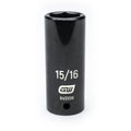1/2" Drive 6 Point Deep Impact SAE Socket 15/16"