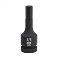 1/2" Drive Hex Bit Impact SAE Socket 3/8"