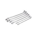 6 Piece 90-Tooth 12 Point Metric GearBox™ Double Flex Ratcheting Wrench Set