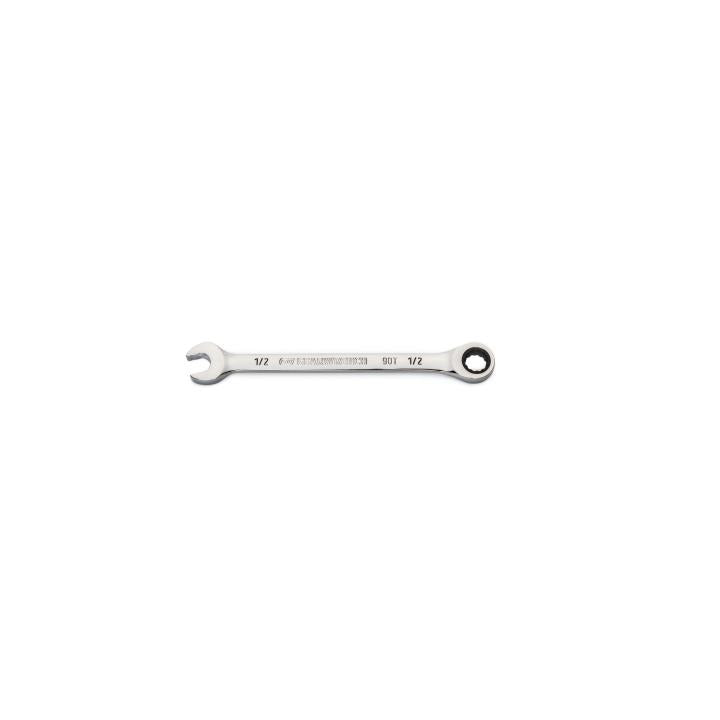 1/2" 90-Tooth 12 Point Ratcheting Combination Wrench